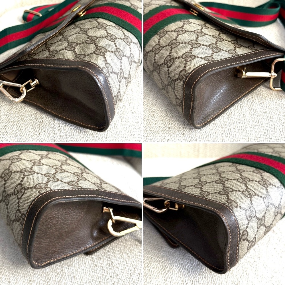 Authentic Gucci clutch converted into a crossbody bag brown monogram canvas - Picture 16 of 16